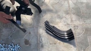 Как собрать фрезы на мотоблок