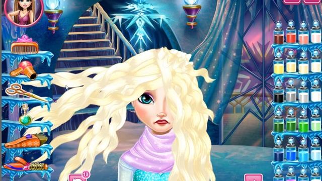 ч. 3//ФЛЕШ ИГРЫ//Эльза makap и hairstyle (макияж и прическа)