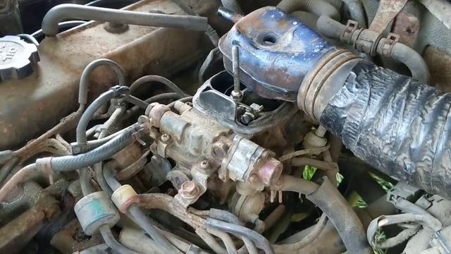 Хлопки в карбюратор 3y Тойота