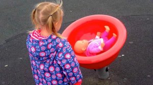 Беби Бон кукла Катя и детская площадка. ВЛОГ Развлечение для детей. Видео для детей Fun for the kid