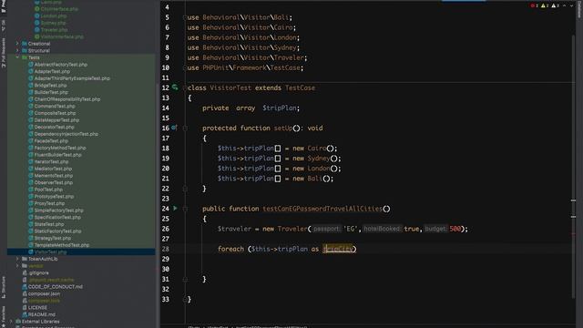 #32 Design Patterns in PHP Arabic course - Visitor Pattern شرح بالعربي смотреть онлайн