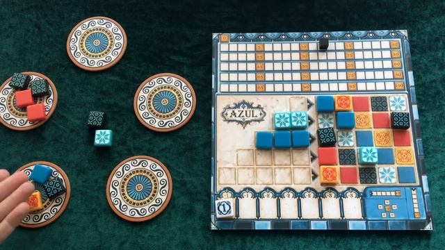 Настольная игра Azul - Демонстрация полной игры смотреть онлайн