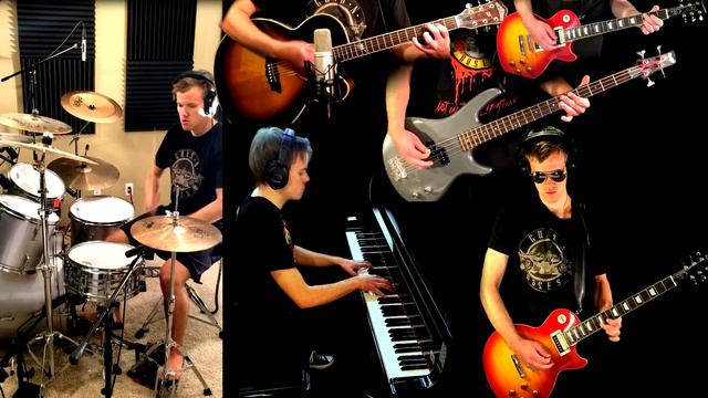 Breakdown - Guns N' Roses Guitar (Solo) Bass Drum Piano Acoustic Cover + Tabs смотреть онлайн