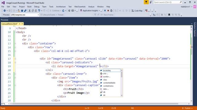 Bootstrap Chapter 36 - Bootstrap Image Carousel смотреть онлайн