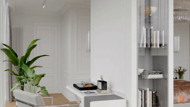 ДИЗАЙН КВАРТИРЫ В ЖК «КРЕСТОВСКИЙ DE LUXE», АМЕРИКАНСКАЯ КЛАССИКА, 205 КВ.М. смотреть онлайн