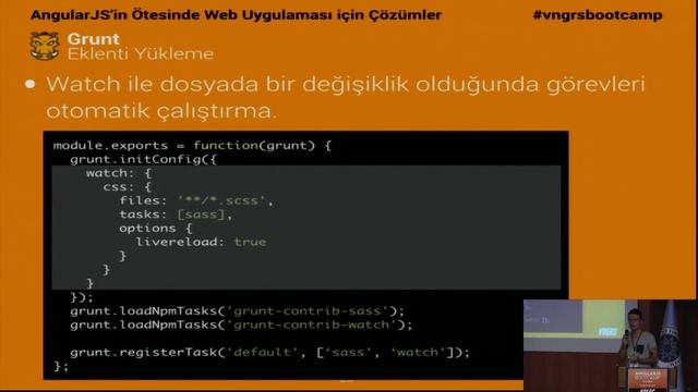 Grunt, Bower ve Yeoman Gibi Araçlar ile Proje Otomatizasyonu - Ömer Büyükoğlu смотреть онлайн
