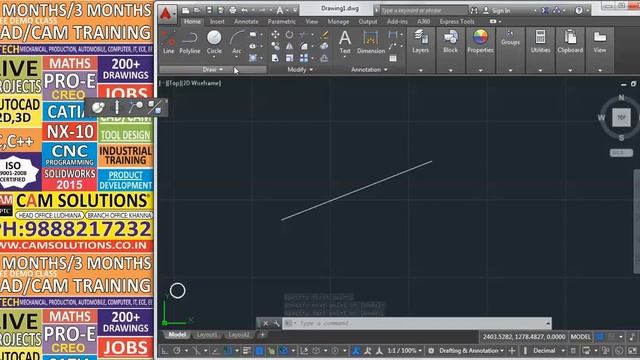 2 5 AUTOCAD 2017 2D DONUT, CONSTRUCTION LINE, RAY IN HINDI CAM SOLUTIONS смотреть онлайн