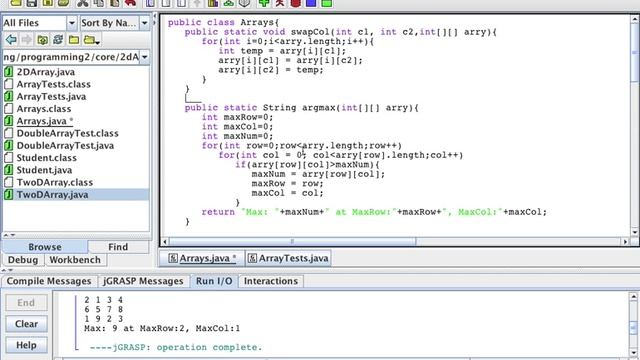 Tricks with 2D arrays смотреть онлайн