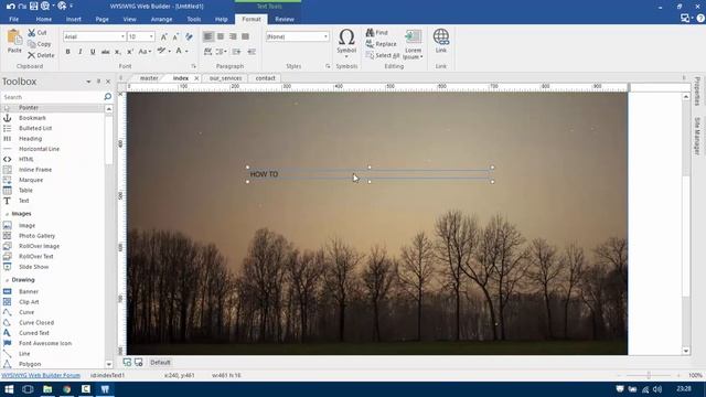 WYSIWYG Web Builder 11+. How to use a Master Frame. (spanish) смотреть онлайн