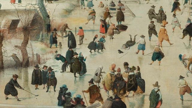 Nederland Unlocked - Winterlandschap met schaatsers - Hendrick Avercamp смотреть онлайн