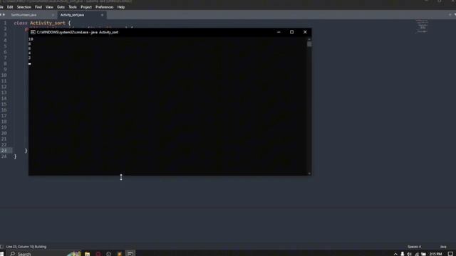 Display 5 numbers from largest to smallest (sorting) | Java programming смотреть онлайн