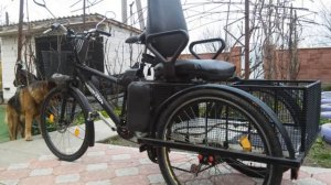 Трёхколесный Грузовой велосипед