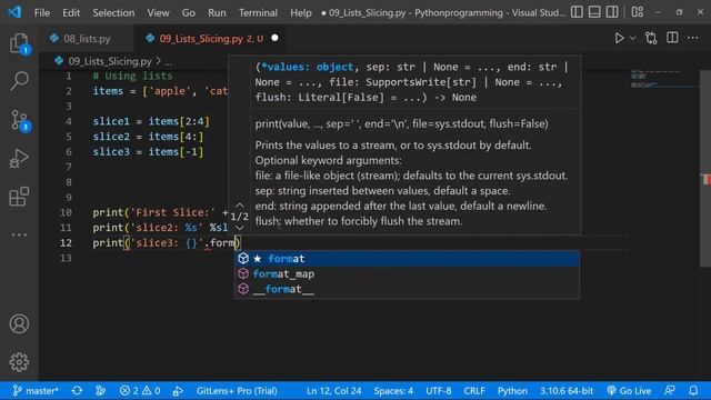 Python for Beginners: (Set 19) List Slicing смотреть онлайн