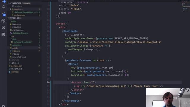 Mapbox - Interactive maps in React смотреть онлайн