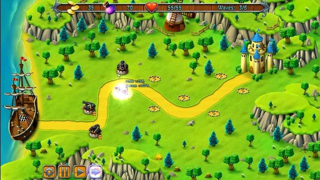 Medieval Defenders Plains Battle Level 1-1 Hard 3 Stars смотреть онлайн