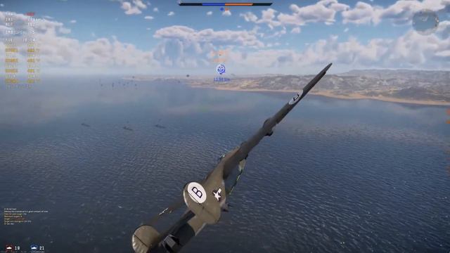 War Thunder [Air RB]: Ki-61, Bf109E, Tu-2, F4U Corsair, AD-4 Skyraider, B-24 Liberator, C205 Folgor смотреть онлайн