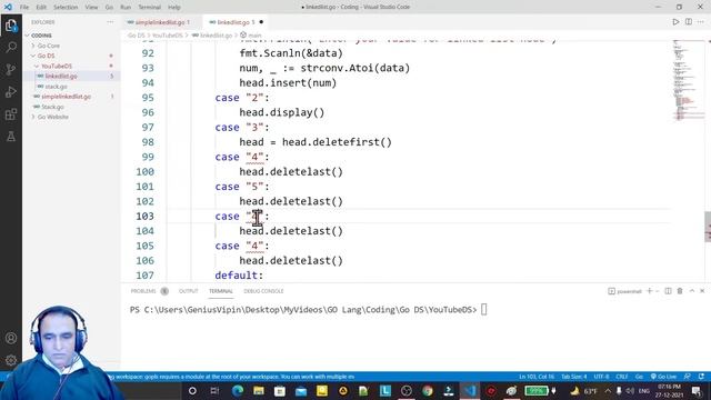 Golang DS Tutorial 3- Linked List - Part 3 | Dr Vipin Classes смотреть онлайн
