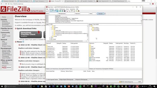 FTP - File Transfer für Themes und Plugins mit Filezilla | Wordpress Tutorial 2019 Teil 3 deutsch смотреть онлайн