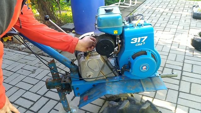 Запуск мотоблока смотреть онлайн