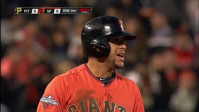 PIT@SF: Martin nabs Blanco stealing second base смотреть онлайн