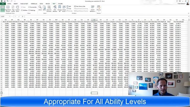 How To Format Worksheets in Excel 2013 смотреть онлайн