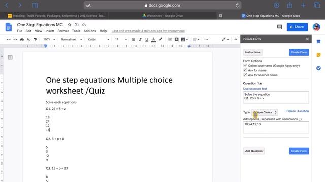 How to Convert Word or PDF to Self grading Quiz using Google Forms! смотреть онлайн