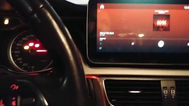 Android radio Audi A4 B8 test spotify. смотреть онлайн