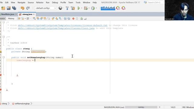 getter-setter||program java смотреть онлайн