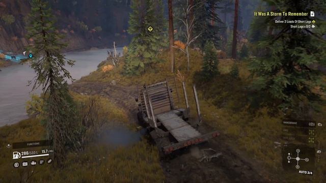 Logging in the DAN 96320! SnowRunner Playthrough (mod) смотреть онлайн
