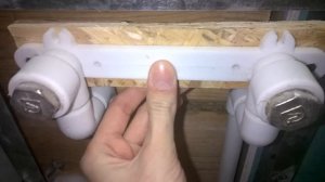 Установка монтажной планки для смесителя в гипсокартон