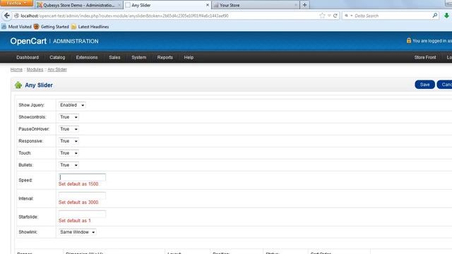 Any Slider Opencart Module смотреть онлайн
