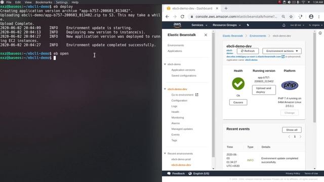 AWS-13 Elastic beanstalk EB CLI | multiple environments using git смотреть онлайн