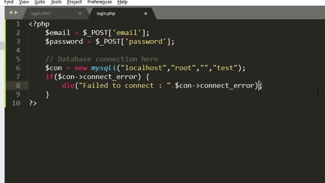 PHP and MySQL How to connect #HTML #login form to #PHP and #MySQL Part 2 смотреть онлайн