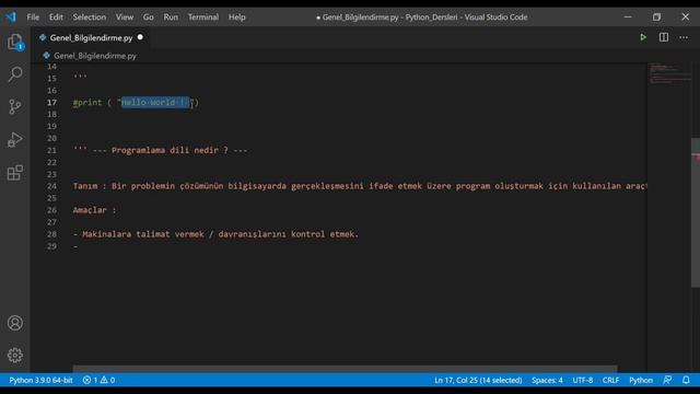 Python Öğreniyorum 2 - Genel Bilgilendirme смотреть онлайн