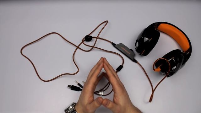 Дешевые и классные геймерские наушники с подсветкой Kotion G2000 из AliExpress смотреть онлайн