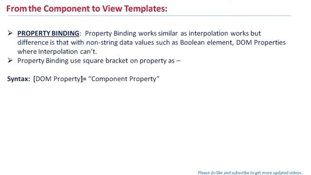 Angular- Data Bindings | Part-7 | Interpolation Vs Property Binding Vs Event Binding смотреть онлайн