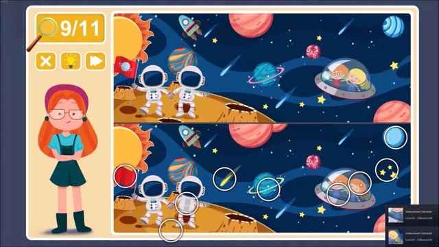 Viki Spotter: Space Mission, Level 1 Walkthrough, 1080p/60FPS. смотреть онлайн
