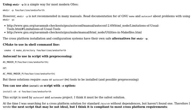 Unix & Linux: recursive mkdir (3 Solutions!!) смотреть онлайн