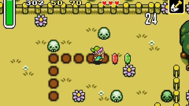 A Link to the Past (GBA) - Mini-Games - Digging Game смотреть онлайн