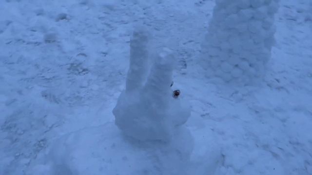 что можно слепить из снега??? новогодний челлендж❄️ смотреть онлайн