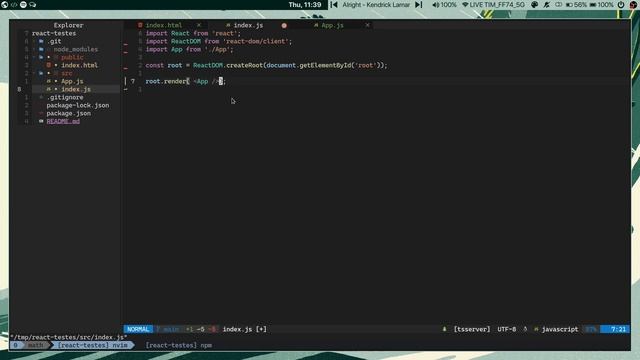 JavaScript: React props, state e lifecycle methods смотреть онлайн