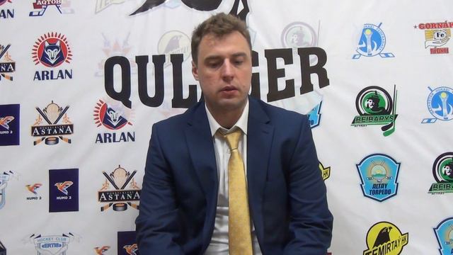 Пресс-конференция ХК "Qulager" - ХК "Temirtay" (Королев Е.С.) игры №71, №72, ОЧРК 2019/2020 смотреть онлайн