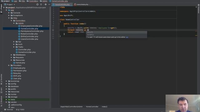 Laravel Employee Shifts Table: Gaps/Overlaps with Spatie Period смотреть онлайн