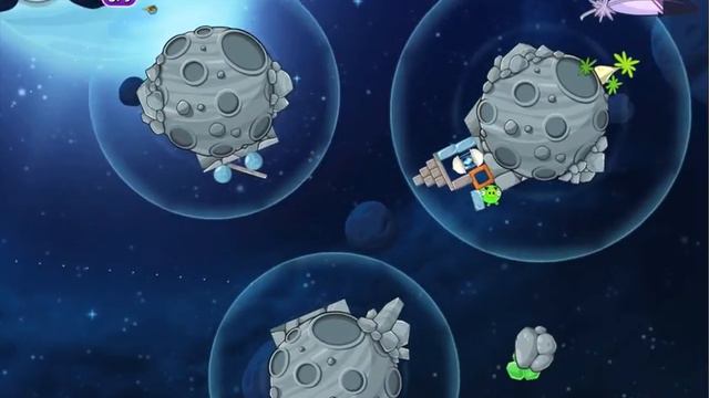 Angry Birds Space 8-36 Beak Impact Space Eagle Walkthrough смотреть онлайн