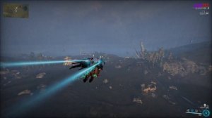 Warframe. Задание МР № 1. Уничтожьте несколько (0/4) турелей Врууш, используя арчвинг, не умерев...