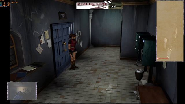 Resident Evil 2 Dolphin High Res pack ClaireA playthrough Whoops death in locker room смотреть онлайн