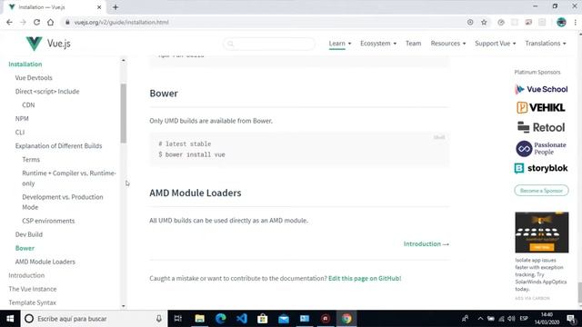 Vue 2 y Web Api 2 .net Framework - Instalando vue.js y creando primer proyecto смотреть онлайн