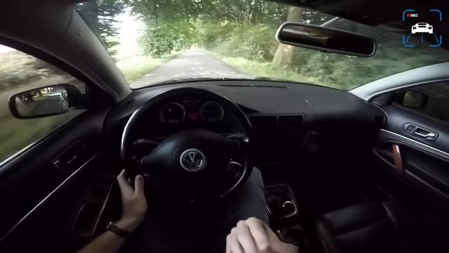 VW Passat W8 Review POV - GUERRILLA Exhaust - by AutoTopNL смотреть онлайн