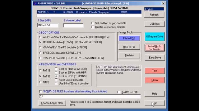Boot From The Ultimate Boot CD As An ISO File From A USB Flash Pen Drive (v2)