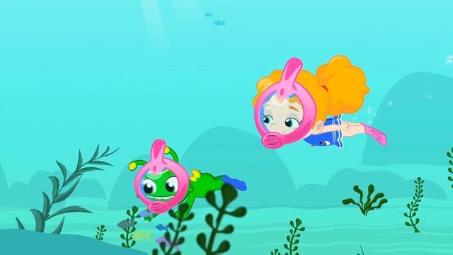 New episode! Groovy the Martian & Phoebe educational cartoon for kids | Learn about personal hygien смотреть онлайн